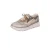 WALDLÄUFER Sneakers laag ‘Ajala’  ombergrijs / rose-goud / zwart / zilver