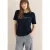 Cecil Dames Shirt met print aan de voorkant in Blauw