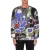 Moschino Psychedelic Print Technical Sweatshirt Multicolor