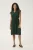 Jurk Straight fit dark green