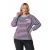 Colourful Rebel Curve Plus Size katoenen gestreepte sweater – blauw