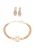 faina Sieraden set  goud / transparant / parelwit