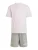 ADIDAS SPORTSWEAR Trainingspak  grijs gemêleerd / rosa / wit