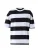 VAMOS CLO Shirt  zwart / wit