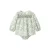 Mango Kids jurk met bloomer groen/wit
