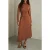 Reiss Jersey Midi Dress Camel