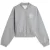 Tommy Hilfiger Varsity Fleece Bomber Med Heather Grey