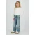 Vingino gebloemde wide leg jeans wide leg jeans medium blue denim