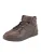 Ombre Sneakers hoog  donkerbruin