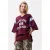 Catwalk Junkie katoenen sweater met print – donkerrood