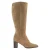 ESPRIT suède laarzen met blokhak – taupe