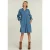 River Woods Blue Uni Dress With Buttons