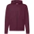 Fruit of the Loom Klassieke herenhoodie met rits (Bourgondië)