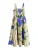 Next Jurk  beige / groen / kaki / violetblauw