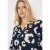 Cecil Dames Gedessineerde blouse in Blauw