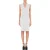 Moschino Teddy Buttons Tweed Dress White