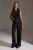 TRENDYOLMİLLA Dames Zwart Effen Mouwloos Regular fit Blouses