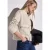 Street One Dames Mouson van mousseline in Beige