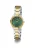 GUESS Analoog horloge ‘Charlotte’  goud / groen / zilver