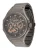 HUGO Analoog horloge ‘#GRAIL SKELETON’  donkergrijs / pasteloranje