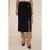 TRENDYOLMİLLA Dames Zwart Effen Midi Kokerrok- rok Rokken