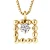 Ketting Diamonds 0.050 Cts Geel Goud 18 Karaat