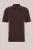 WE Fashion – Heren slim fit polo – Slim Fit – Donkerbruin – Katoen –