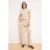 TRENDYOLMİLLA Dames Beige Effen Barrel Hoge taille Jeans