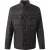 Dsquared2 Licht Gewatteerd Shirt Zwarte Jas