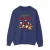 Disney Heren Mickey Mouse Vrolijk Kerstfeest Figuren Sweatshirt (Marineblauw)