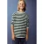 Mango Kids gestreepte longsleeve – donkergroen
