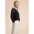 Street One Dames Chiffon overhemd in Zwart