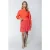 Colourful Rebel Hannah Small Geo Mini Skirt Bright Orange