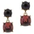 Otazu gold plated oorbellen met Swarovski kristallen Crystal Sunrise Deep Red