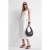 TRENDYOLMİLLA Dames Ecru Effen Midi Mouwloos Bodycon Jurken