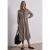Midi-jurk met doorlopende knoopsluiting