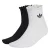 ADIDAS ORIGINALS Sokken ‘RUFFLE QUARTER’  zwart / wit
