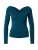 Blutsgeschwister Shirt ‘Lovebirds Kiss’  petrol
