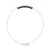 Kralen armband 7 TRINIDAD Freshwater 34mm Ronde Zwart Wit Gouden Ketting Convict