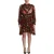 Dolce & Gabbana Dames Multikleur Rode Bloemen Zijden Lange Maxi Jurk