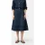 Closed A Line Skirt Dark Blue