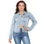 Enzo stretch denim jack voor dames