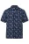 Men Plus Overhemd  blauw / navy / geel