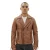 Leren bikerjack van Brando met dubbele kruisrits, Casablanca