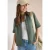 Cecil Dames Blouse met korte mouwen van puur linnen in Groen