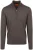 Suitable Merino Half Zip Trui Bruin