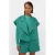 Studio AMAYA bouclé gilet met glitters – groen