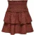 Only Konmolly layerd smock skirt cs ptm brique