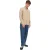 Jack And Jones Herenoverhemd met knopen, standaardpasvorm (Havermout)
