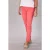 River Woods Fitted Pants With Embroidery Pink